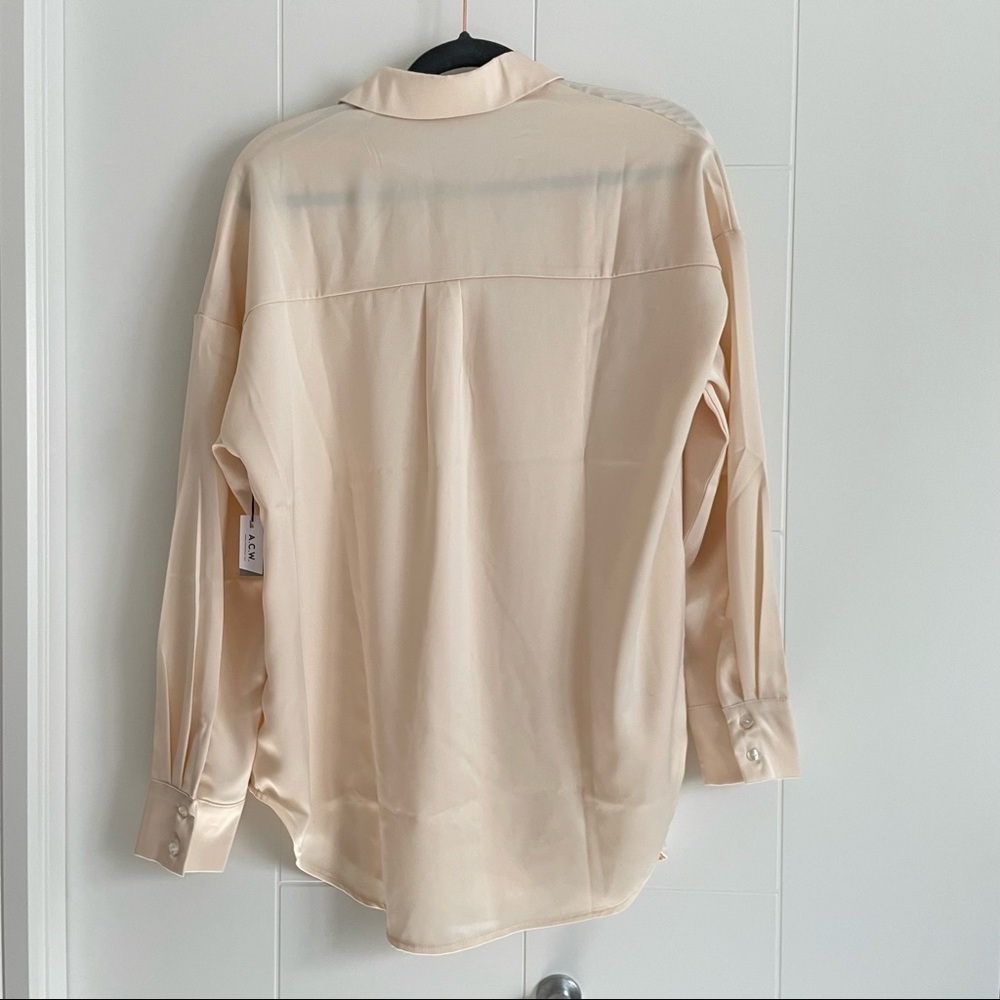 3/$45 Ardene Satin Oversized Shirt - Picture 5 of 5